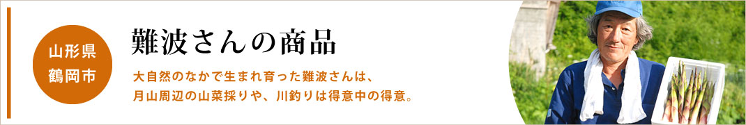 山形県鶴岡市難波さん