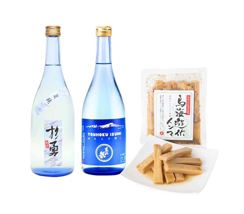 おいしい遊佐町地酒セット商品イメージ