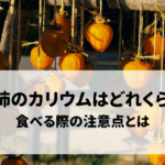 干し柿のカリウムはどれくらい？体内での役割と食べる際の注意点とはの記事へ
